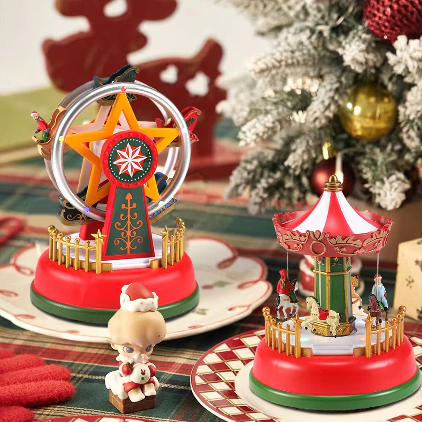 Vintage popular Christmas Carousel