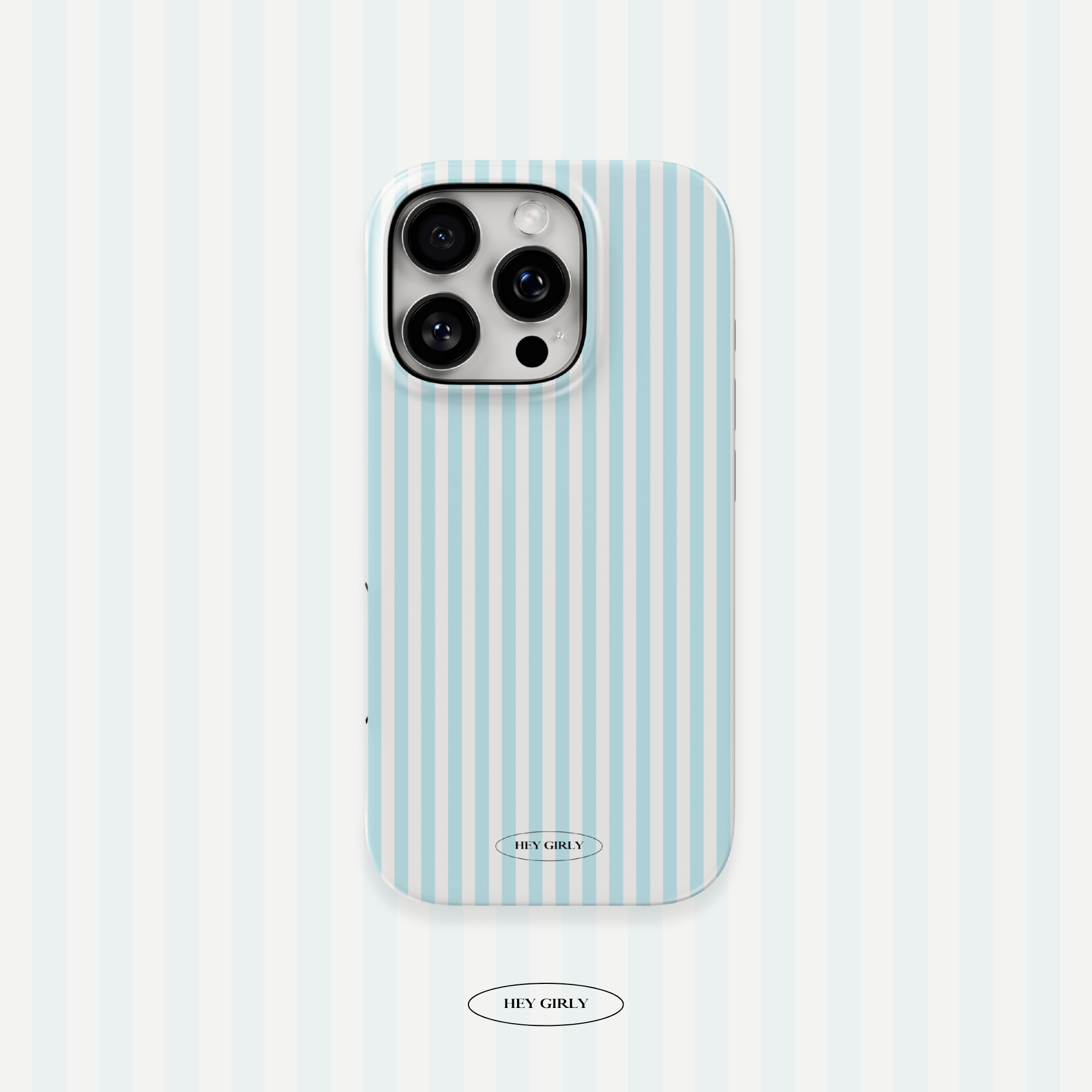 Blue Striped iPhone Case - Aesthetic Blue Stripe Phone Case The Feelz Blue Striped iPhone Case - Aesthetic Blue Stripe Phone Case The Feelz