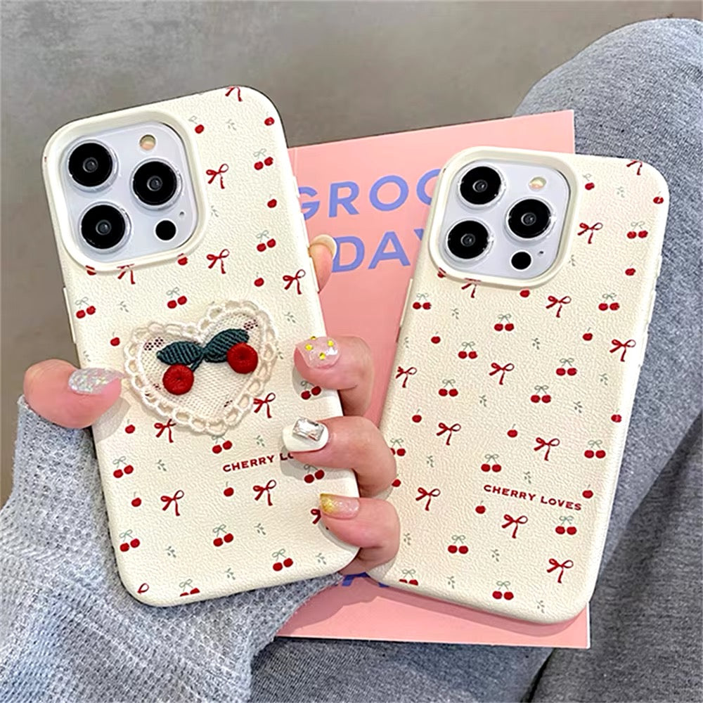 Cherry Bow iPhone Case Cherry Bow iPhone Case