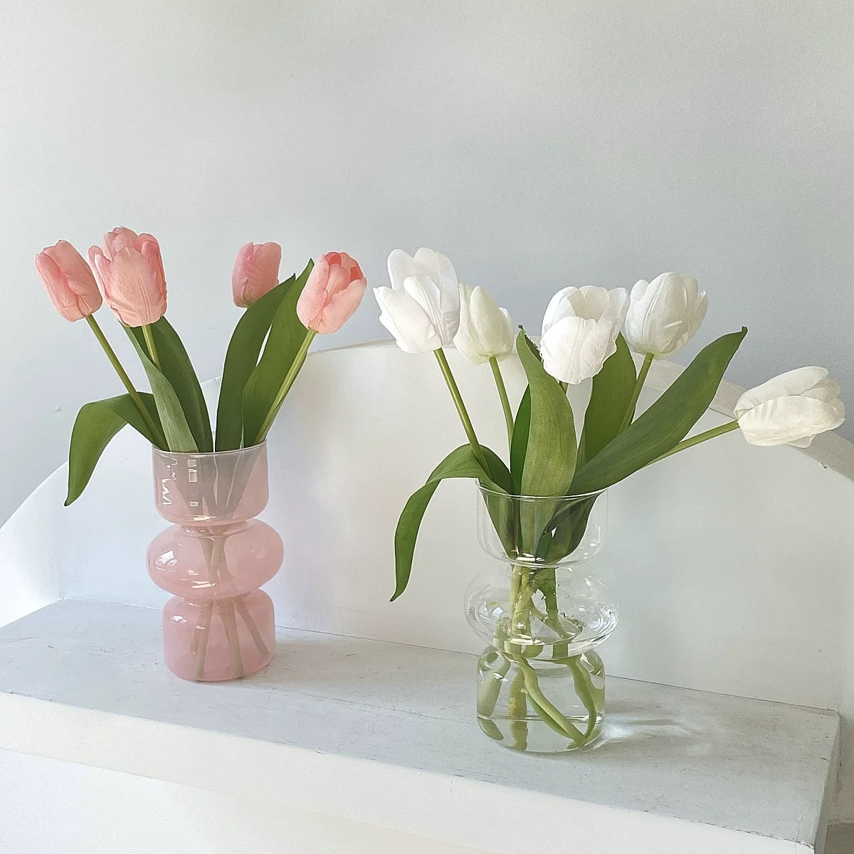 Perfect Gift for Her – Pink Glass Vase