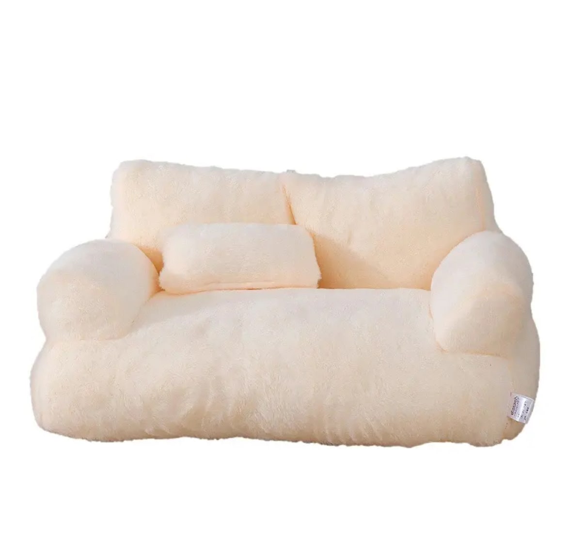Luxury cat sofa with plush material for modern home