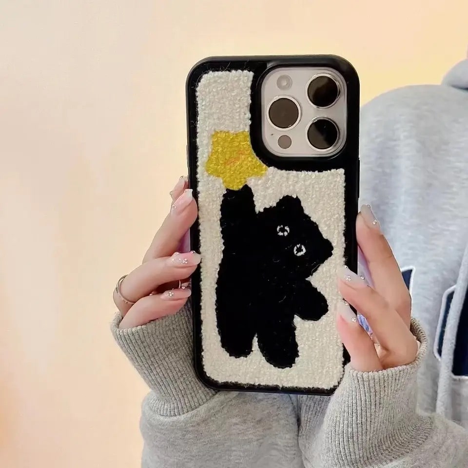 Korean Plush IPhone Case Korean Plush IPhone Case