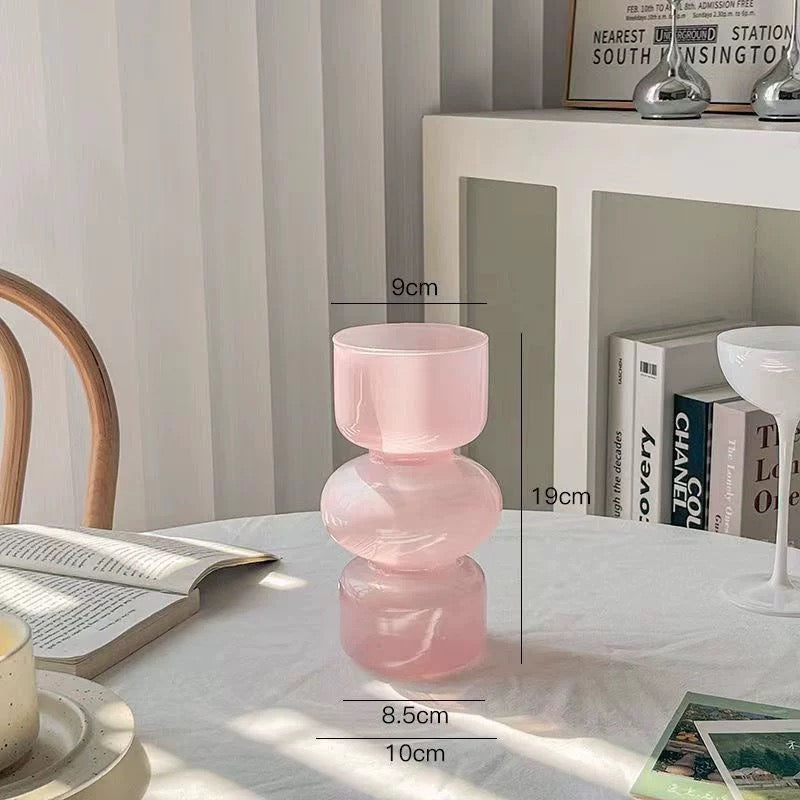Simple Retro Glass Vase for Decor