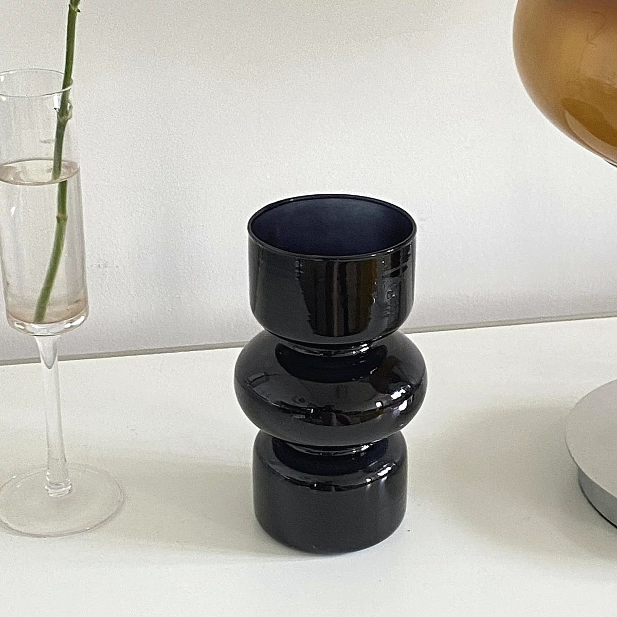 Soft Girl Bedroom Decor – Pink Glass Vase