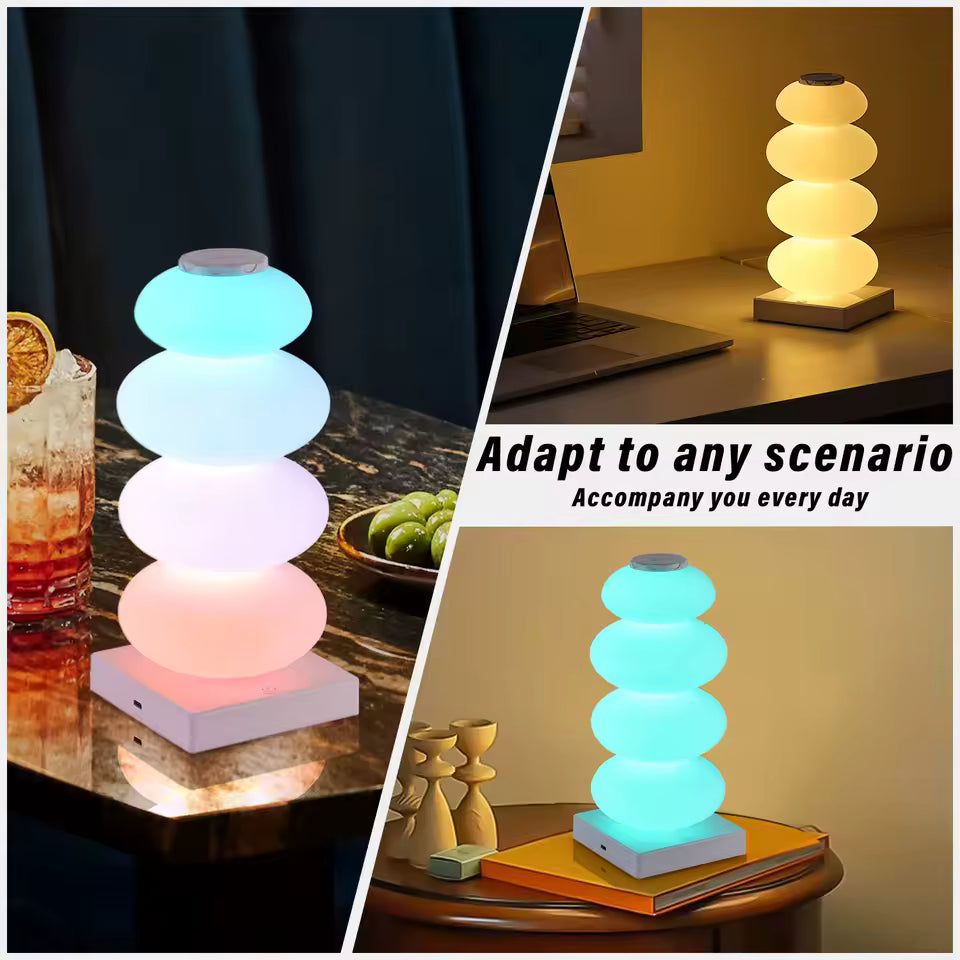 Touch control LED lamp with 16 colors for TikTok bedroom decor inspiration.
