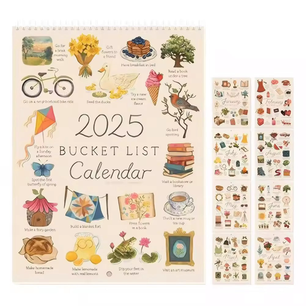 Decorative and practical 2025 calendar for every room