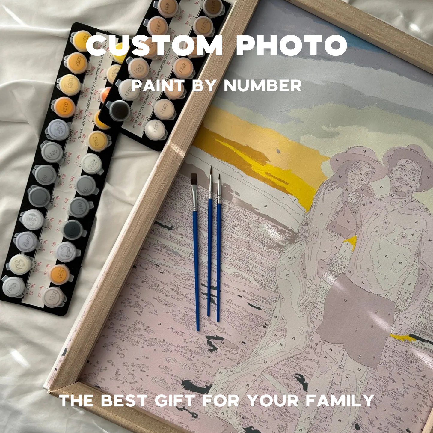 Personalized Custom Paint by Number Kit The Feelz