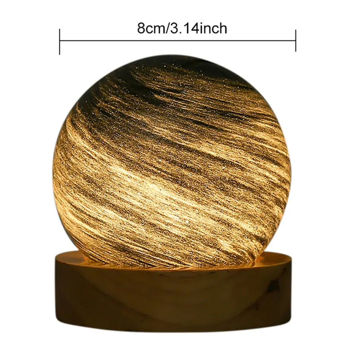 Starry night lamp for relaxing bedroom lighting