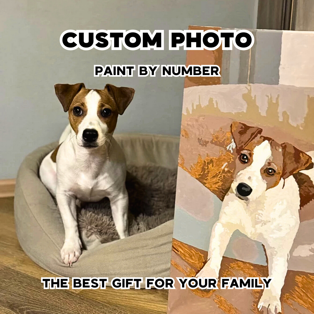 Personalized Custom Paint by Number Kit The Feelz