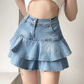 Y2K Coquette Vintage Denim Skirt The Feelz