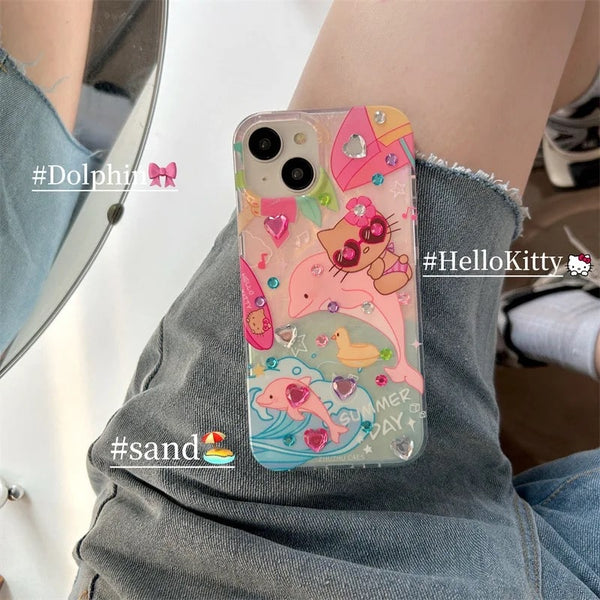 Y2K Hello Kitty iPhone Case
