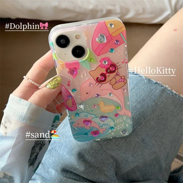 Y2K Hello Kitty iPhone Case