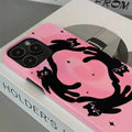 Pink Cat iPhone Case Feelz