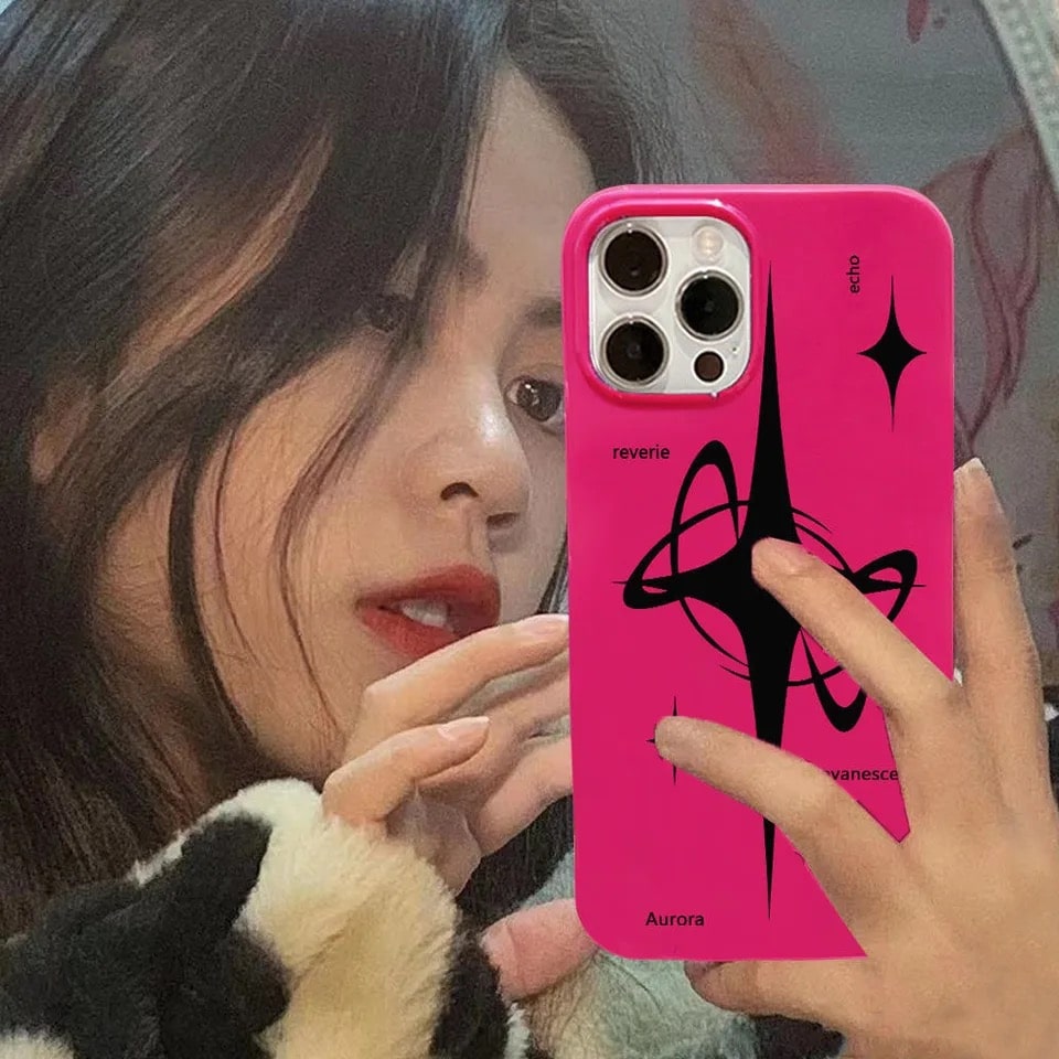 Pink Korean iPhone Case Feelz