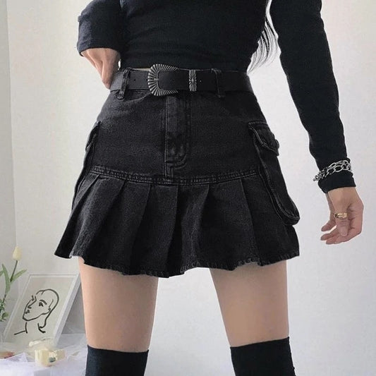 Y2k Pleated Skirt Feelz