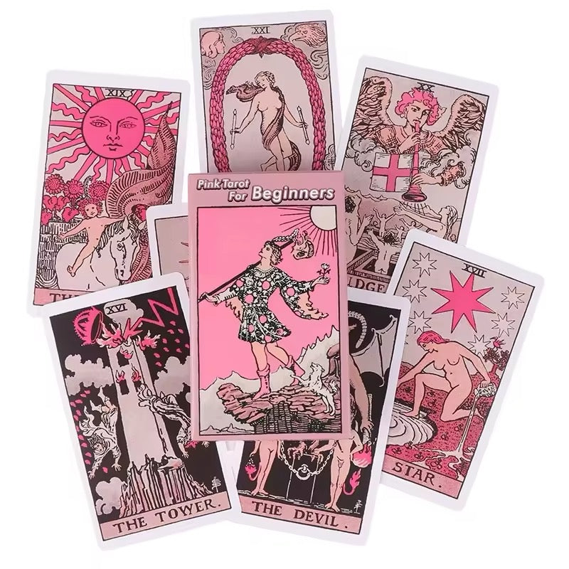 Pink Rider Waite Tarot