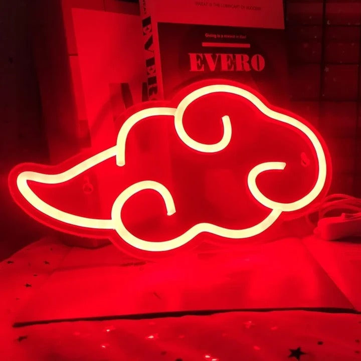 Red Cloud Neon Sign Feelz