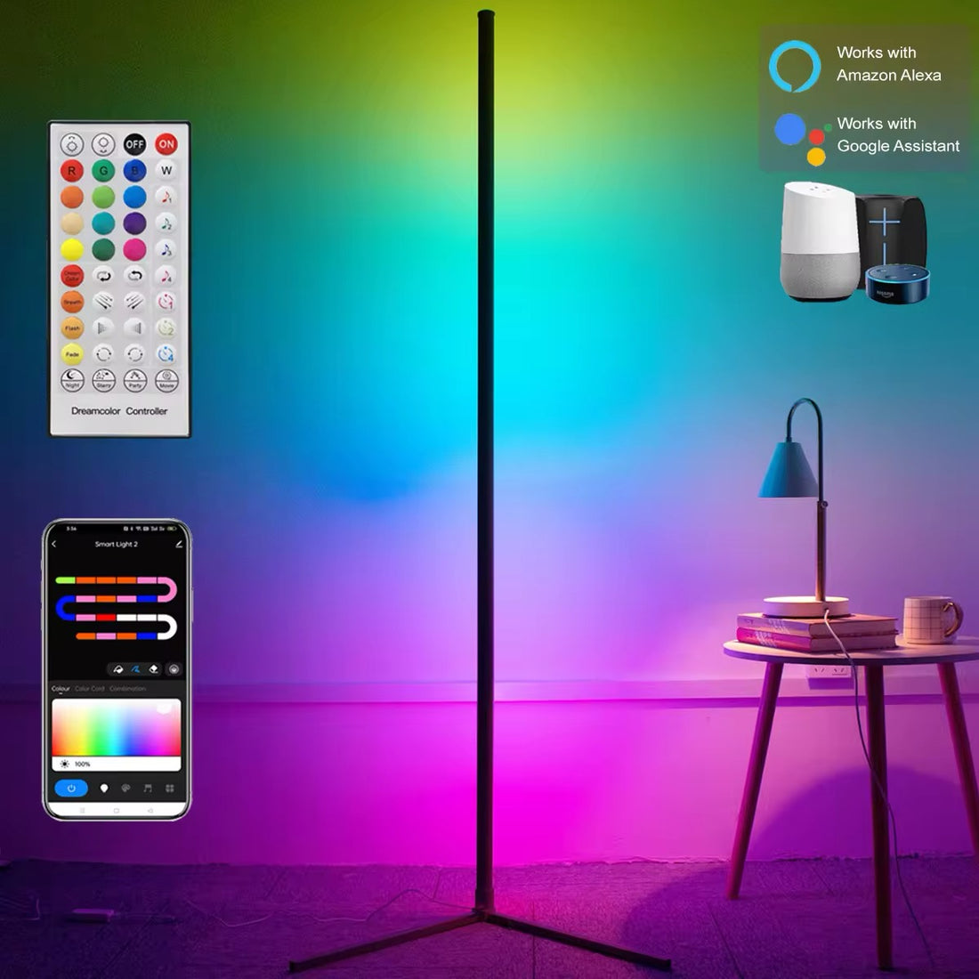 Smart LED Floor Lamp