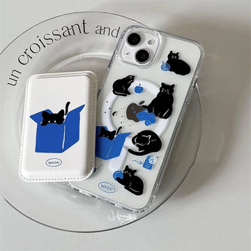 Y2K Cat iPhone Case + Wallet Feelz