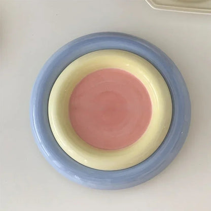 Pastel Little Flower Dish Plate My Store