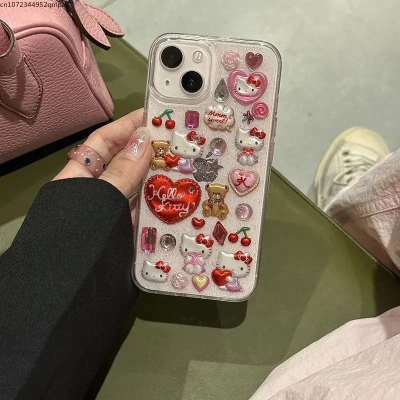 Hello Kitty Glitter iPhone Case Feelz