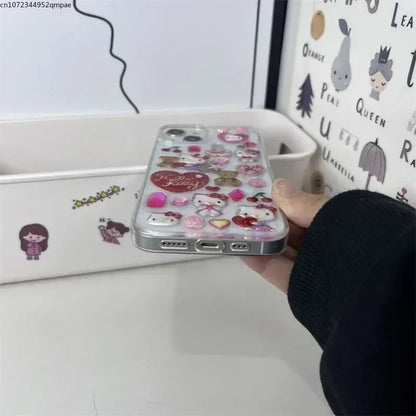 Hello Kitty Glitter iPhone Case Feelz