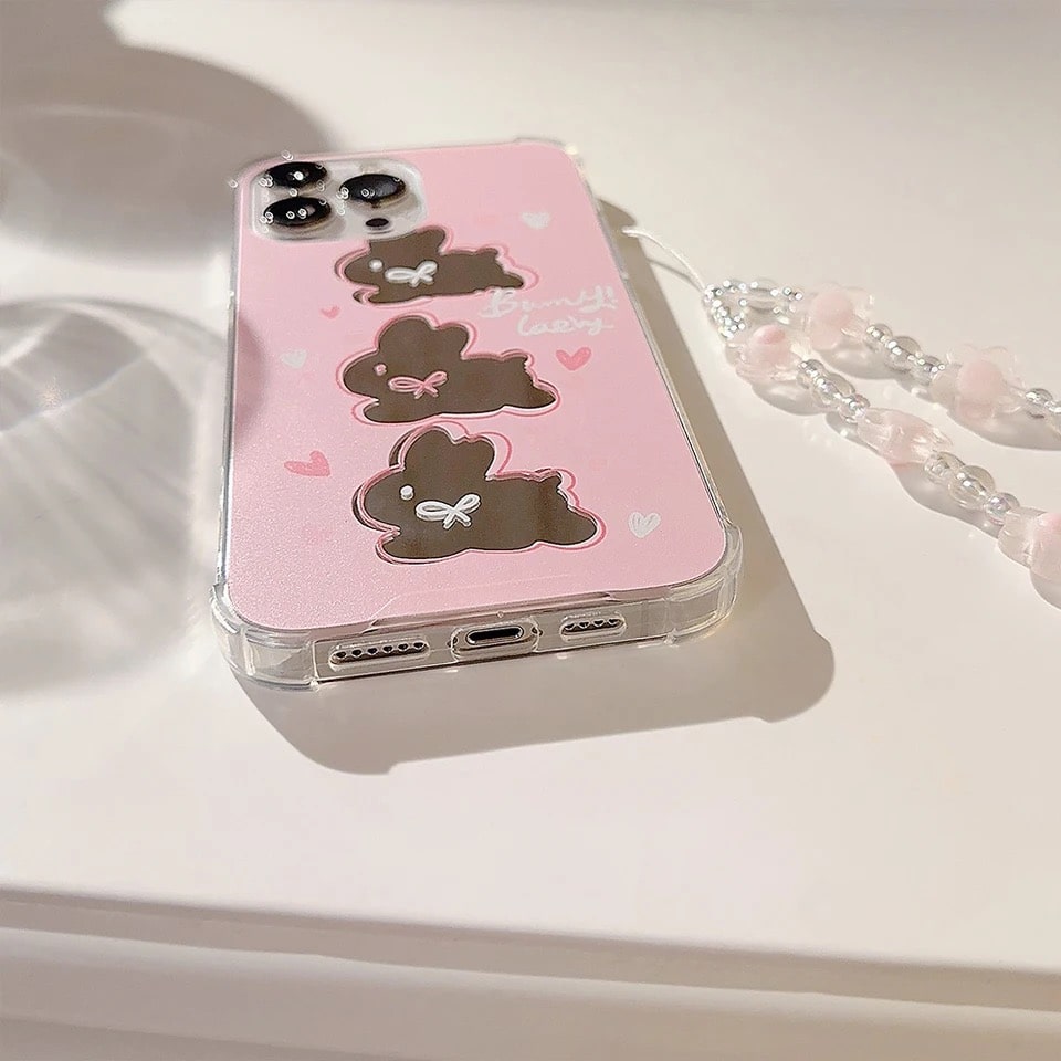 Pink Bunny iPhone Case Feelz