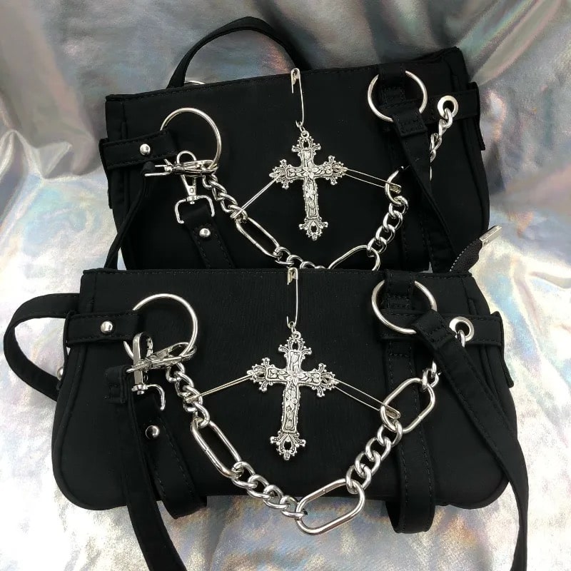 Goth Cross Bag Feelz