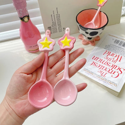 Kawaii Star Ceramic Spoon Feelz