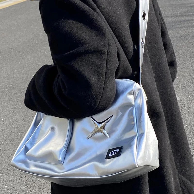 Silver Y2k Bag Feelz