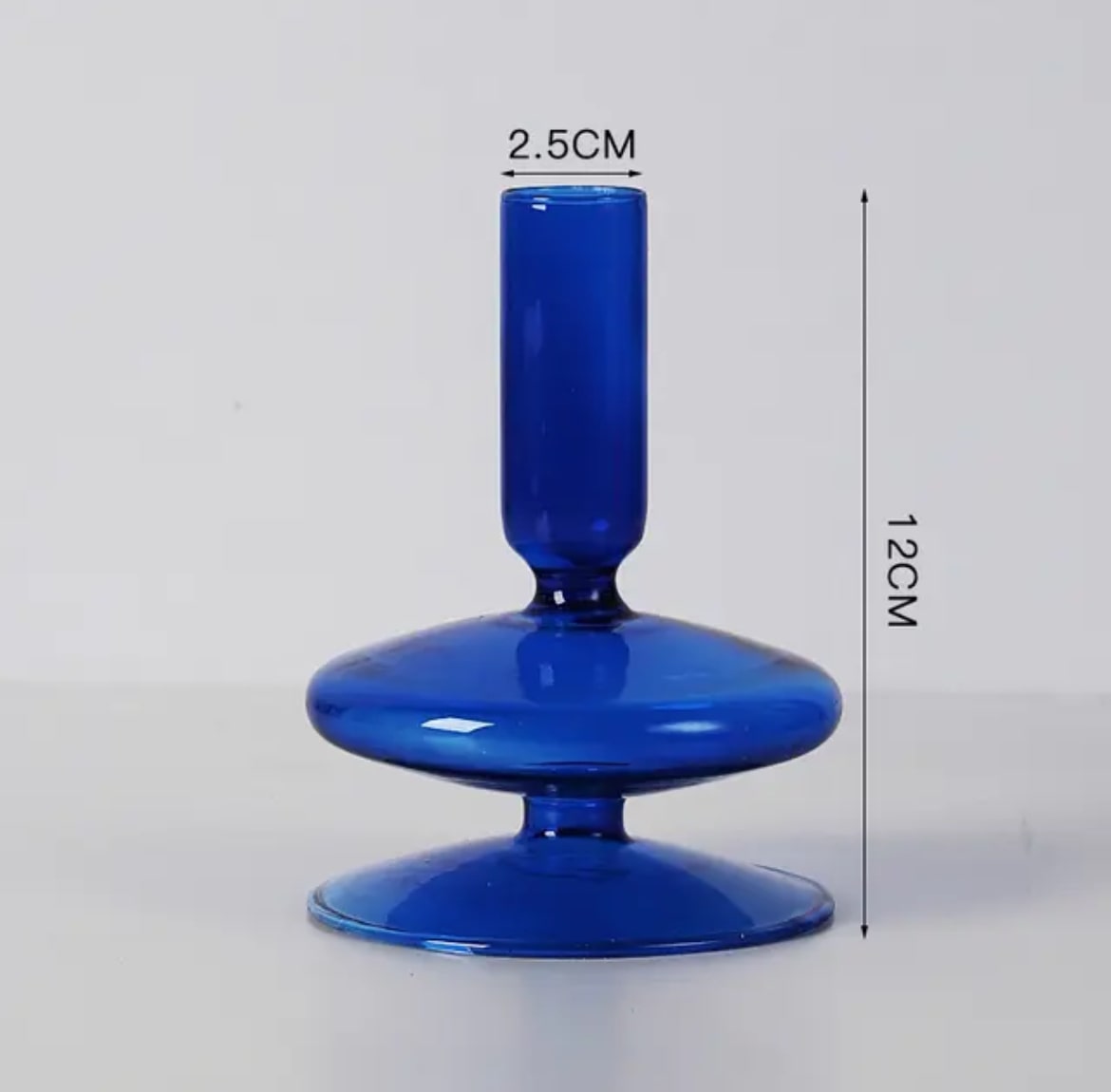 Blue Candle Holder Vase Feelz