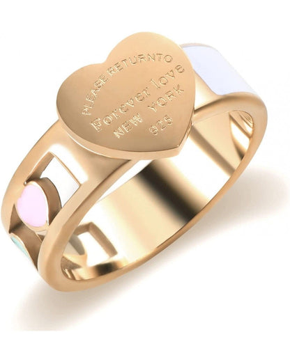 Tiffany Colorful Heart Ring Feelz