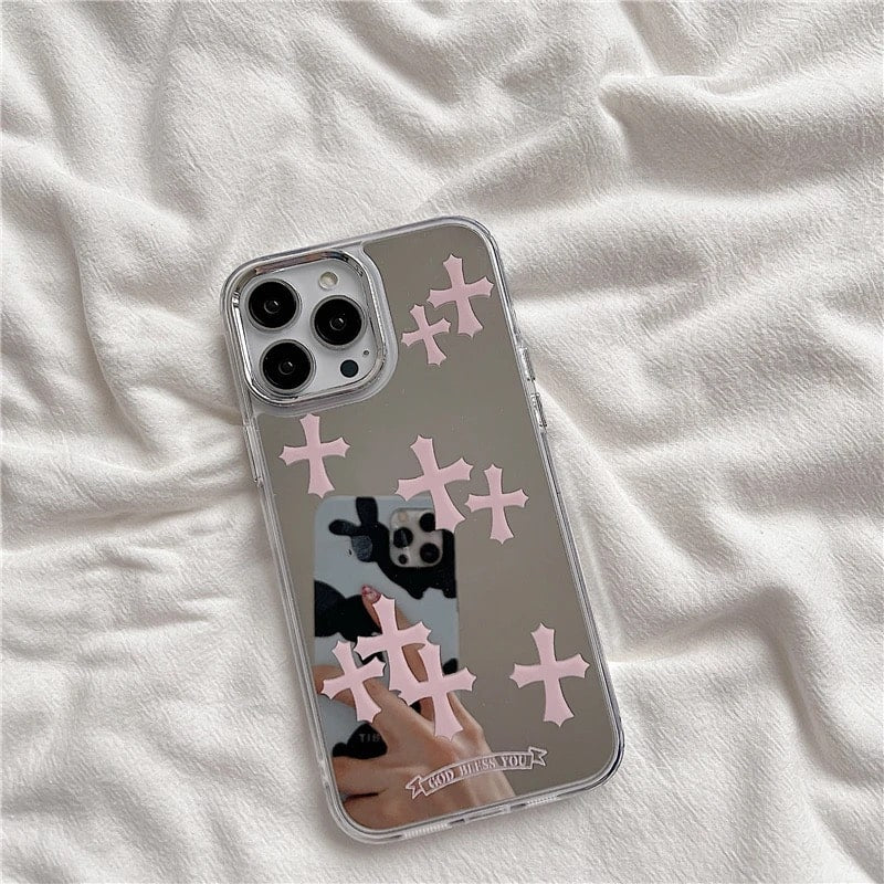 Pink Cross iPhone Case Feelz