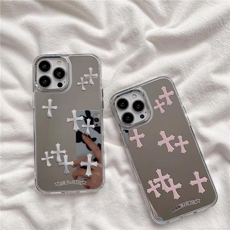 Pink Cross iPhone Case Feelz