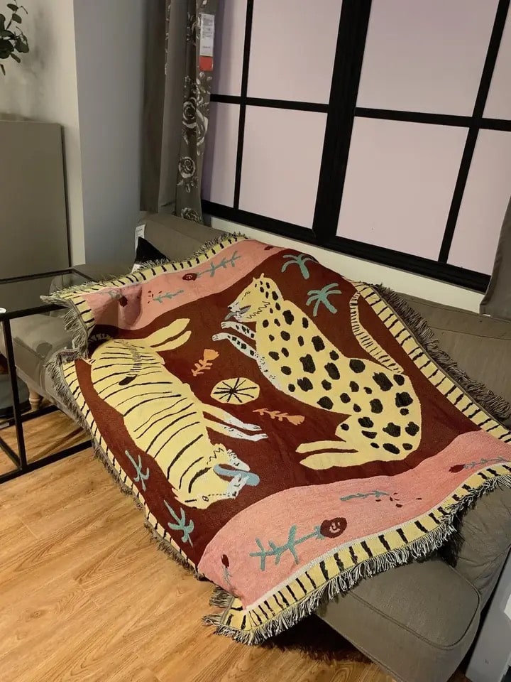 Boho Tiger Tapestry The Feelz