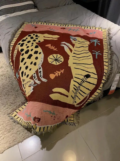 Boho Tiger Tapestry The Feelz