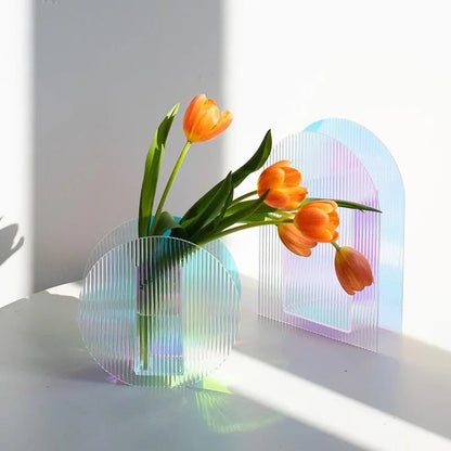 Holographic Flower Vase Feelz