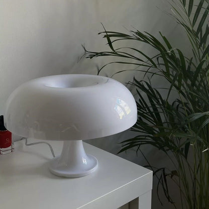 White Mushroom Table Lamp Feelz