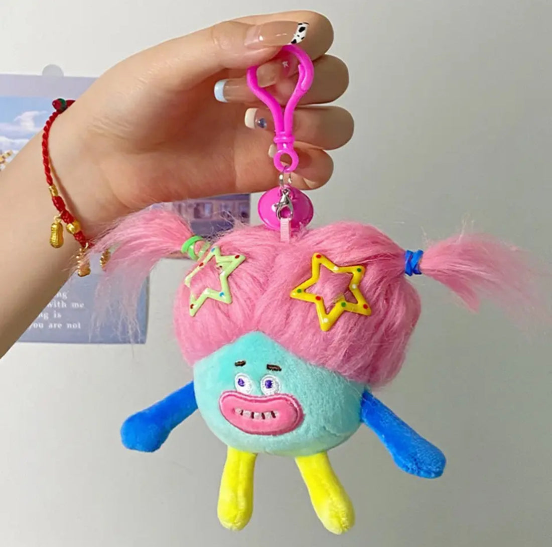 Plush Hair Doll Keychain Feelz