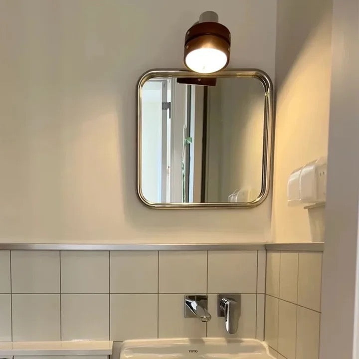 Vintage Bathroom Rectangular Mirror Feelz