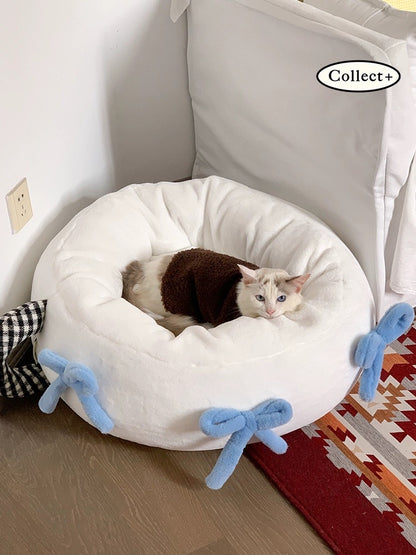 Pet Bed with Bows