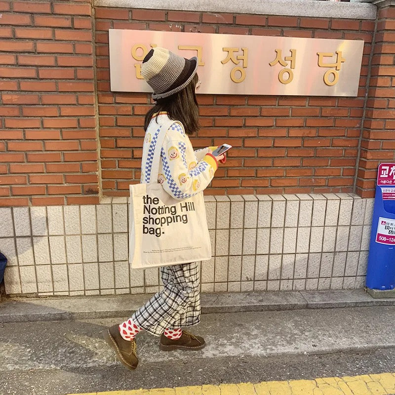 Minimalist Canvas Shopping Bag