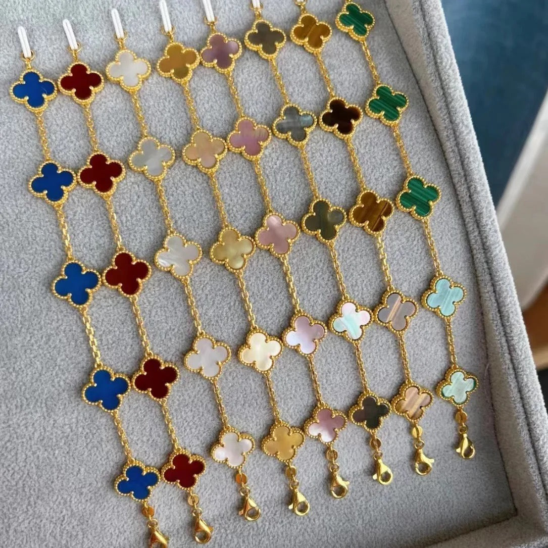 Gold Clover Bracelet