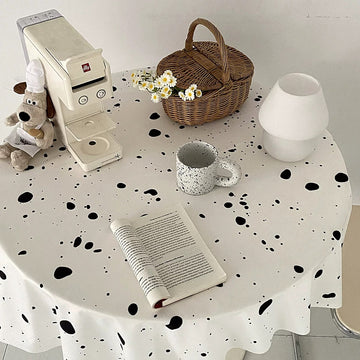 Aesthetic Ink Splatter Tablecloth