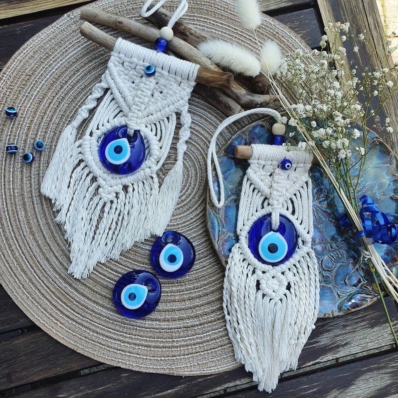 Evil Eye Macrame Wall Decor Feelz