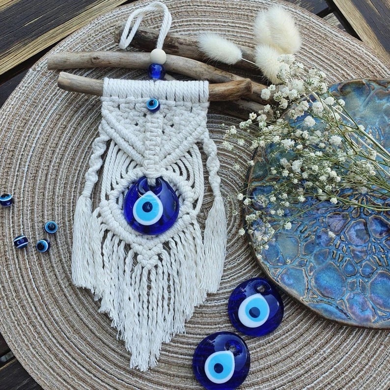 Evil Eye Macrame Wall Decor Feelz