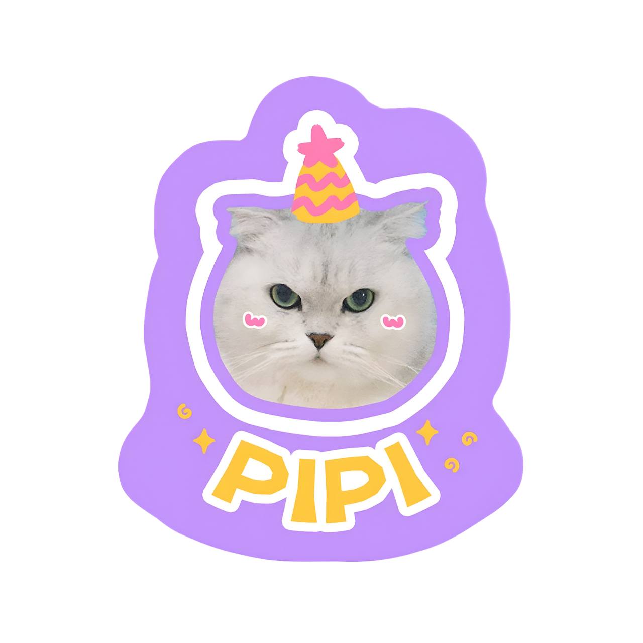 Aesthetic custom pet rug designed as cute floor decor for bedroom or dorm room