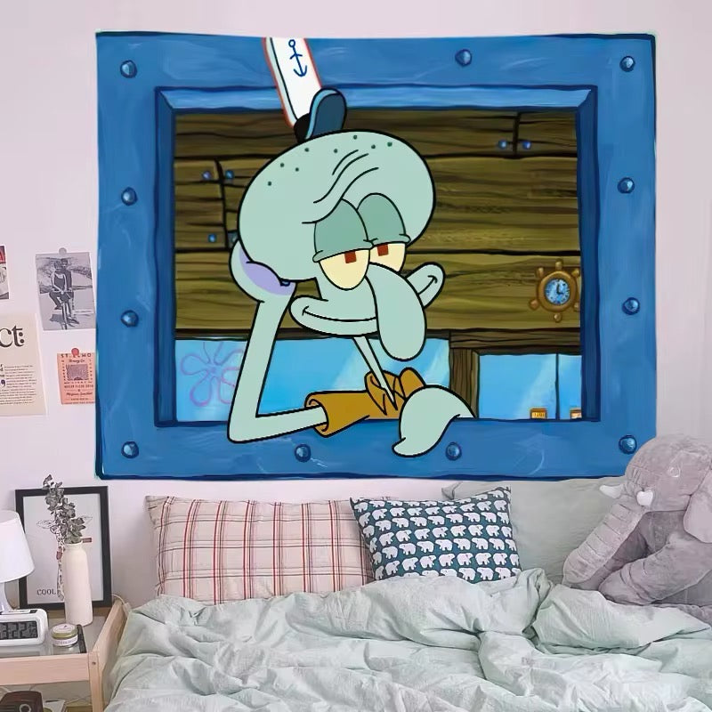 SpongeBob SquarePants Cartoon Tapestry