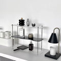 Acrylic rack shelf for kitchen cup storage and home decoration