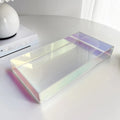 Stylish holographic tray for home decor and serving